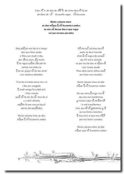Beispielseite Buch, Text
