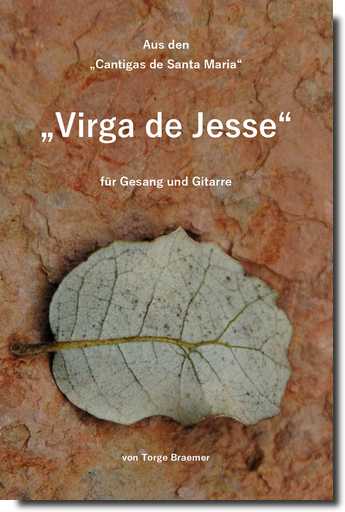 Buchcover Virga de Jesse, ein Blatt auf Tonerde