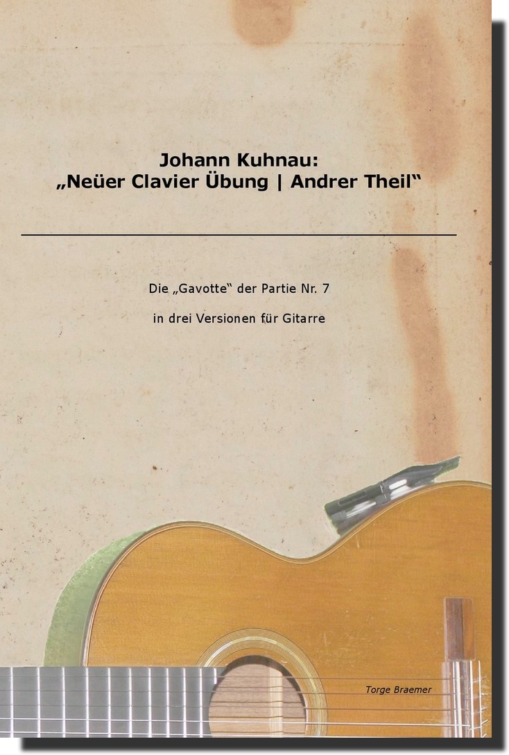 Buchcover: Johann Kuhnau: Gavotte der Partie Nr. 7