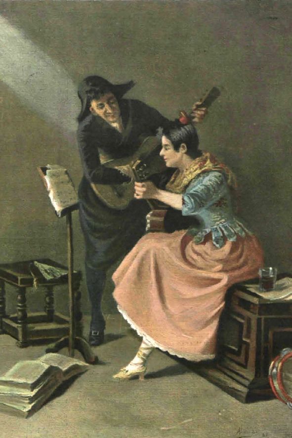Kunstkarten-Gitarren