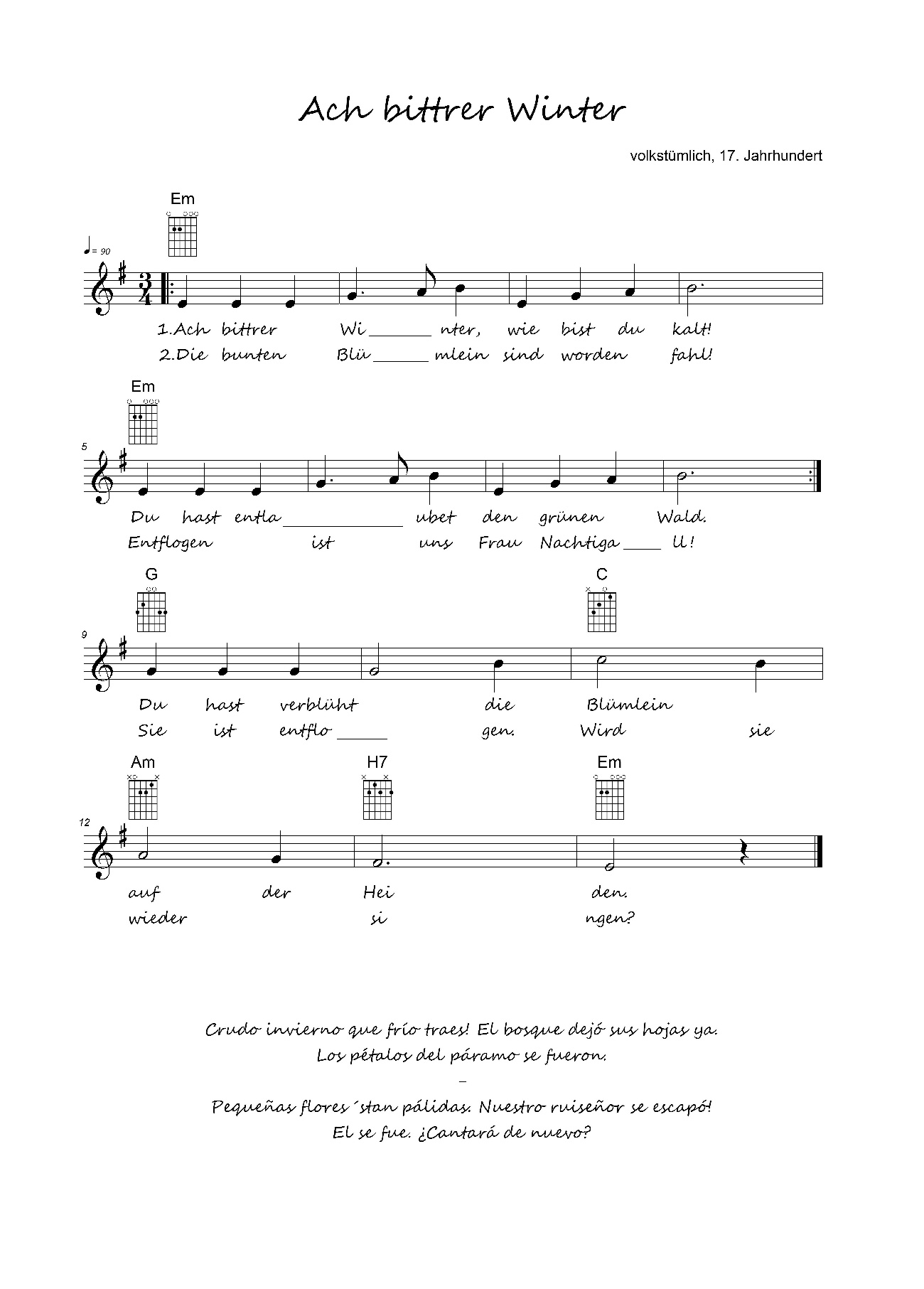 Beispielseite Buch, Text