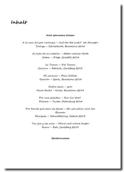 Beispielseite Buch, Text