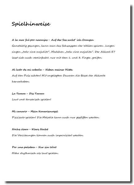 Beispielseite Buch, Text